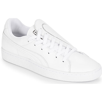 Shoes Women Low top trainers Puma WN BASKET CRUSH EMBOSS.WH White