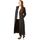 Clothing Women Coats De La Creme Double Breasted Fitted Long Coat grey