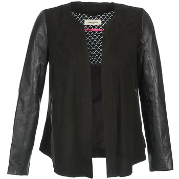 Clothing Women Leather jackets / Imitation leather Naf Naf COCOTTE Black