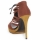 Shoes Women Sandals Pollini PA1602 Feltro ruggine