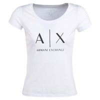 Clothing Women Short-sleeved t-shirts Armani Exchange HELIAK White