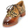 Shoes Women Derby Shoes Melvin & Hamilton BETTY-4 Brown / Leopard