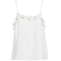 Clothing Women Tops / Sleeveless T-shirts Les Petites Bombes AZITAFE White