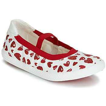 Geox  J KILWI GIRL  girls's Children's Shoes (Pumps / Ballerinas) in White