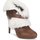 Shoes Women Ankle boots Roberto Cavalli QPS586-PJ027 Brown / White