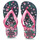 Shoes Girl Flip flops Havaianas KIDS FLORES Marine / Pink