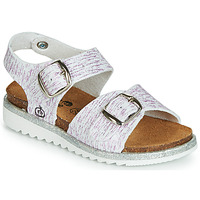 Shoes Girl Sandals Citrouille et Compagnie JANETTA White / Purple