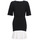 Clothing Women Short Dresses Lauren Ralph Lauren ELBOW SLEEVE DAY DRESS Black / White