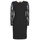 Clothing Women Short Dresses Lauren Ralph Lauren LACE PANEL JERSEY DRESS Black