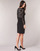 Clothing Women Short Dresses Lauren Ralph Lauren LACE PANEL JERSEY DRESS Black