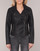 Clothing Women Leather jackets / Imitation leather Noisy May NMREBEL Black