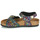 Shoes Girl Sandals Birkenstock RIO  black / Multicoloured