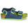 Shoes Boy Sandals Birkenstock Milano Blue / Green