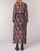 Clothing Women Long Dresses Ikks BN30065-02 Black / Red / Grey