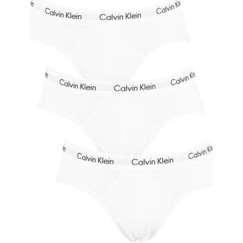 Underwear Men Underpants / Brief Calvin Klein Jeans 3 Pack Hip Briefs white