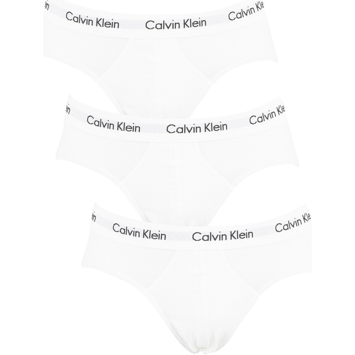 Underwear Men Underpants / Brief Calvin Klein Jeans 3 Pack Hip Briefs white