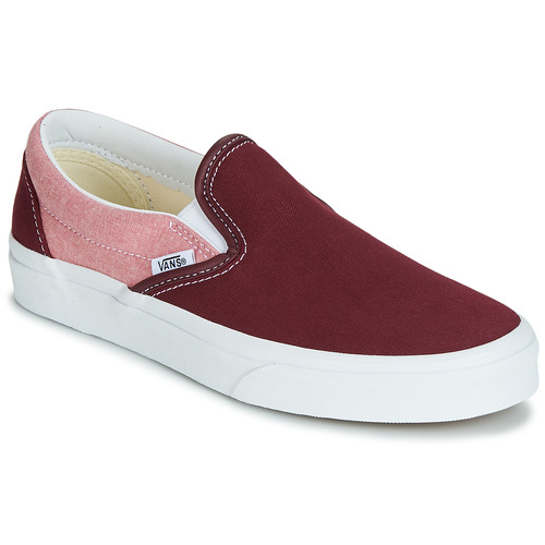 Shoes Women Slip-ons Vans Classic Slip-On Red / Pink