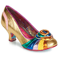 Shoes Women Heels Irregular Choice STUPENDA Gold