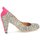 Shoes Women Heels Maloles CHRISTIA Black / White / Pink