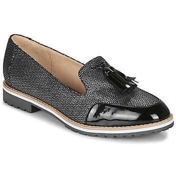 Shoes Women Loafers André EMOTION Silver / Black