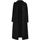 Clothing Women Coats De La Creme Long Detachable Hooded Winter Coat Black