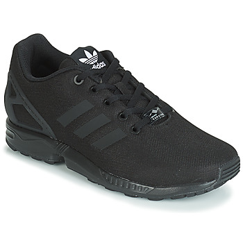 Shoes Boy Low top trainers adidas Originals ZX FLUX J Black