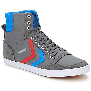 Hummel  TEN STAR HIGH CANVAS  men's Shoes (High-top Trainers) in Grey. Sizes available:11
