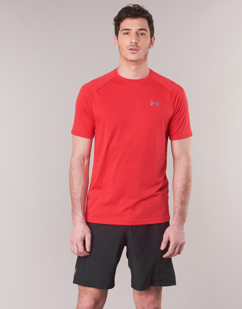 Clothing Men Short-sleeved t-shirts Under Armour TECH 2.0 SS TEE Red