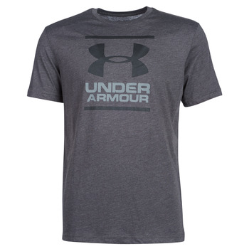Clothing Men Short-sleeved t-shirts Under Armour GL FOUNDATION SS Grey / Anthracite