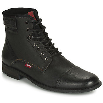 Shoes Men Mid boots Levi's FOWLER Black
