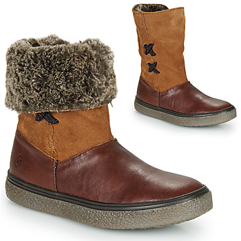 GBB  OLINETTE  girls's Children's Mid Boots in Brown. Sizes available:11 kid,12.5 kid,1 kid,1.5 kid