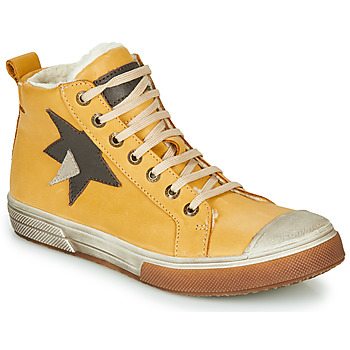 GBB  OCALIAN  boys's Children's Shoes (High-top Trainers) in Yellow. Sizes available:2.5 kid