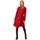 Clothing Women Coats Anastasia Winter Wool Cashmere Wrap Coat with Large Collar Red