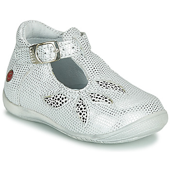 Shoes Girl Sandals GBB MARIE White / Silver