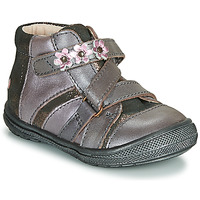 Shoes Girl Mid boots GBB NICOLETA Wood / De / Pink