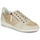 Shoes Women Low top trainers Geox  Gold / Cream