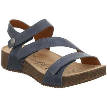 Shoes Women Sandals Josef Seibel Tonga 25 Womens Leather Sandals blue