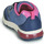 Shoes Girl Low top trainers Geox SPACECLUB Navy / Pink