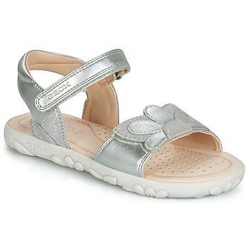 Shoes Girl Sandals Geox HAHITI Silver