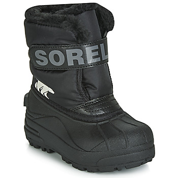 Shoes Children Snow boots Sorel CHILDRENS SNOW COMMANDER Black