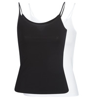Underwear Women Bodysuits DIM ECODIM TOP X3 Black / White