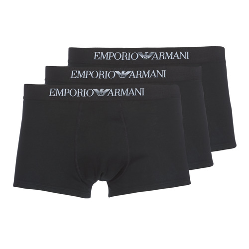Underwear Men Boxer shorts Emporio Armani CC722-PACK DE 3 Black