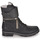 Shoes Girl High boots Ikks PEGGY Black
