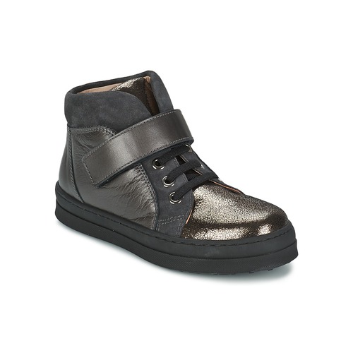 Shoes Girl Hi top trainers Unisa CALATA Grey / Black