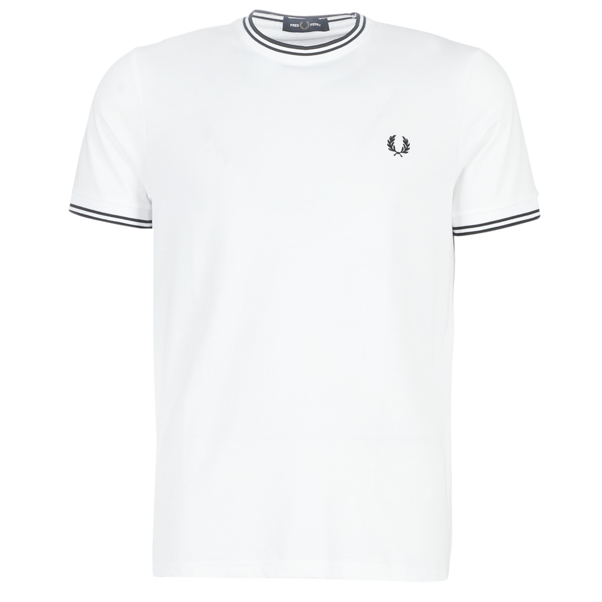 fred perry  twin tipped t-shirt  men's t shirt in white