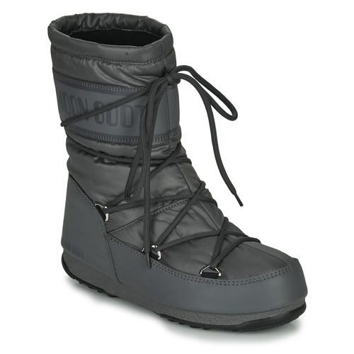 Shoes Women Snow boots Moon Boot MOON BOOT MID NYLON WP Grey