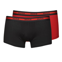 Underwear Men Boxer shorts HUGO TRUNK TWIN PACK X2 Black / Red