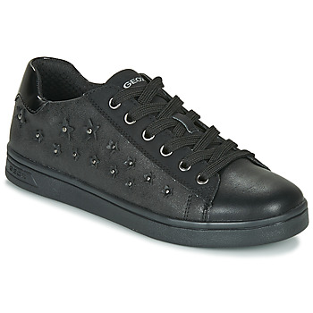 Geox  J DJROCK GIRL  girls's Children's Shoes (Trainers) in Black. Sizes available:5,11.5 kid