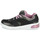 Shoes Girl Hi top trainers Geox J XLED GIRL Black / Pink / Led