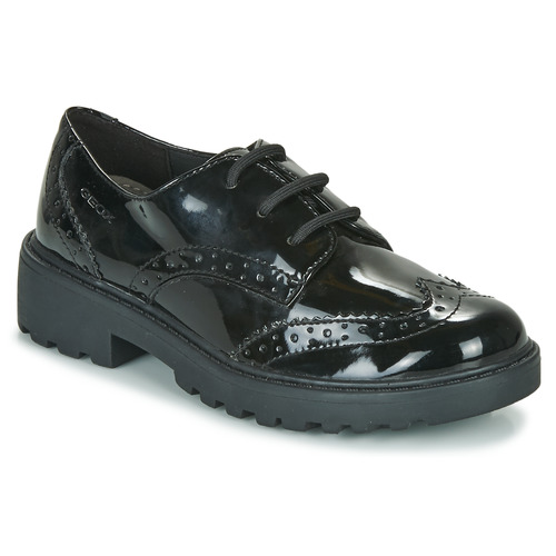 Shoes Girl Derby Shoes Geox J CASEY G Black